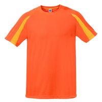 Starworld Unisex kontrastní sportovní tričko SW309 Fluorescent Orange