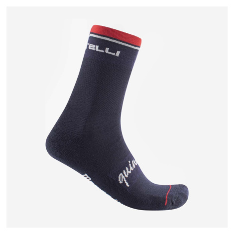 CASTELLI Cyklistické ponožky klasické - QUINDICI SOFT MERINO - modrá