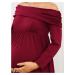Těhotenské šaty s odhalenými rameny