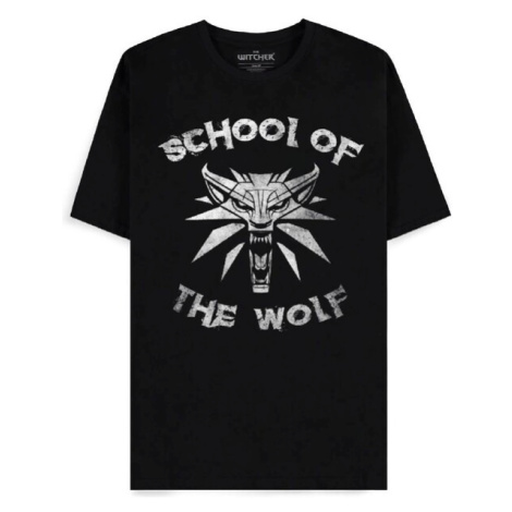 Tričko The Witcher - School of the Wolf Emblem DIFUZED