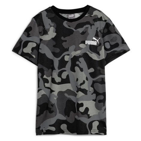 Puma ESS+ CAMO TEE B Černá