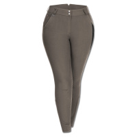 Rajtky Elly ELT s gripem, plus-size, dámské, taupe