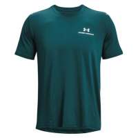 Under Armour RUSH ENERGY Pánské sportovní tričko, tmavě zelená, velikost