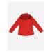 Červená holčičí softshellová voděodolná bunda Hannah Abona