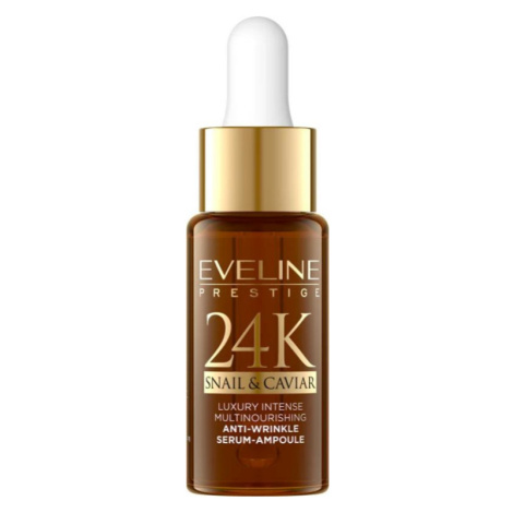 EVELINE COSMETICS - 24K SNAIL & CAVIAR - Sérum proti vráskám se šnečím extraktem 18 ml