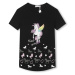 Dívčí tričko - KUGO HC0683, černá Barva: Černá