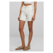 Ladies Organic Stretch Denim 5 Pocket Shorts - offwhite raw