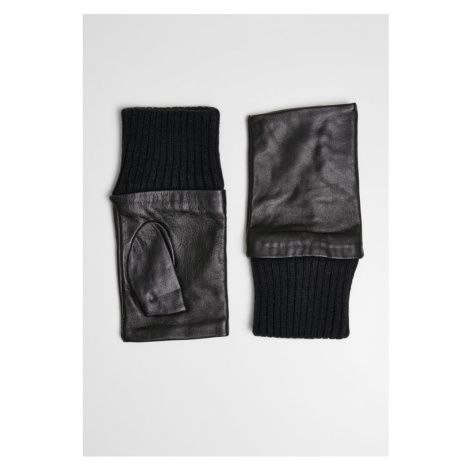 Half Finger Synthetic Leather Gloves Urban Classics