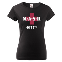 Dámské tričko s potiskem legendárního seriálu MASH 4077