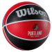WILSON NBA TEAM PORTLAND TRAIL BLAZERS BALL Červená
