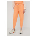 Bavlněné tepláky New Balance WP21503PGZ dámské, oranžová barva, hladké