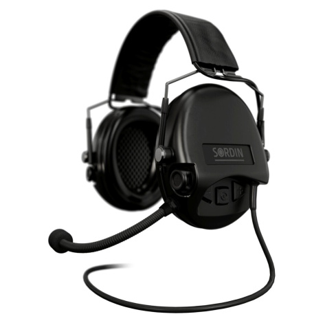 Elektronické chrániče sluchu Supreme Mil-Spec CC Slim Sordin®, s mikrofonem – Černá