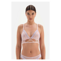 Dagi Soft Bralette with Pink Accessory Detail