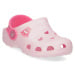 Dívčí růžové sandály se žabičkou