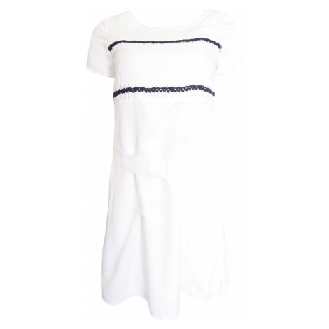 Bílé zdobené šaty Kookai
