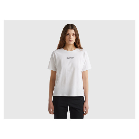 Benetton, Short Sleeve T-shirt With Logo United Colors of Benetton