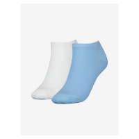 Sada dvou párů dámských ponožek v bílé a modré barvě Tommy Hilfiger - Dámské