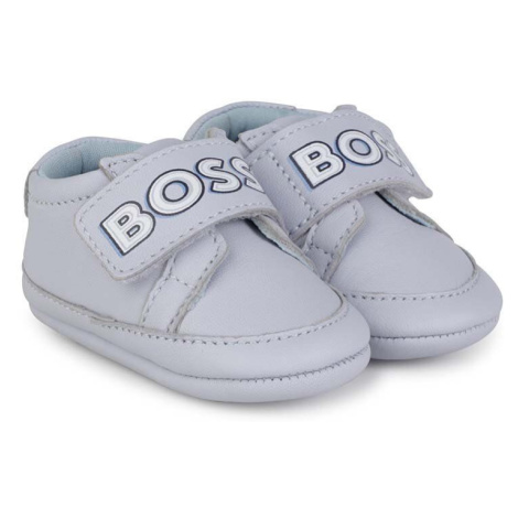 Dětské kožené sneakers boty BOSS Hugo Boss