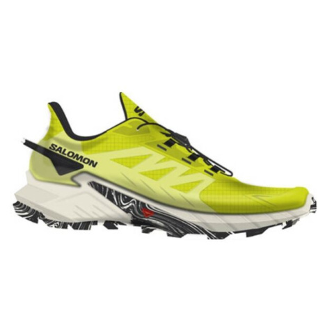 Salomon SUPERCROSS 4 Pánská obuv pro trailový běh, žlutá, velikost 42 2/3