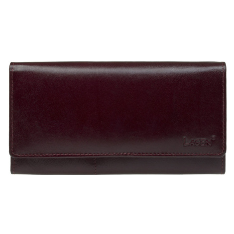 Lagen Dámská kožená peněženka V 2102/B vínová