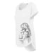 Kojicí tričko Monkey Mum® bílé - milující maminka L