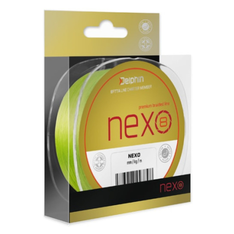 Delphin Šňůra Nexo 8 fluo - 0,08mm 11lbs 1300m