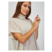 Krémový žebrovaný svetr s příměsí vlny ONLY Paris