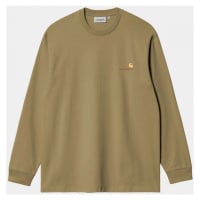 TRIKO CARHARTT WIP American Script L/S - zelená