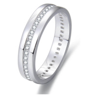 Beneto Stříbrný prsten se zirkony AGG330 56 mm