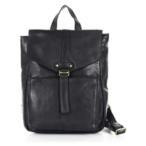 Dámský kožený batoh Mazzini vs30 černý Marco Mazzini handmade