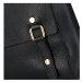 Módní dámský kožený batoh/kabelka Citin, černá