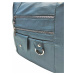 Středně modrý kabelko-batoh 2v1 s kapsami
