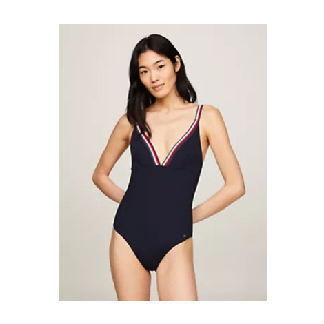 Dámský 1 kus TRIANGLE ONE PIECE RP UW0UW05294DW5 - Tommy Hilfiger