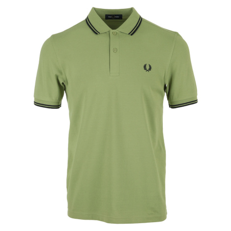 Fred Perry Twin Tipped Shirt Zelená