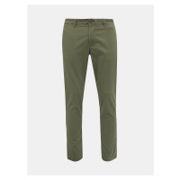 Zelené chino kalhoty Jack & Jones Marco