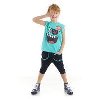 Denokids Ahoy Boys T-shirt Capri Shorts Set