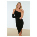 Trendyol Black Shoulder Detailed Dress