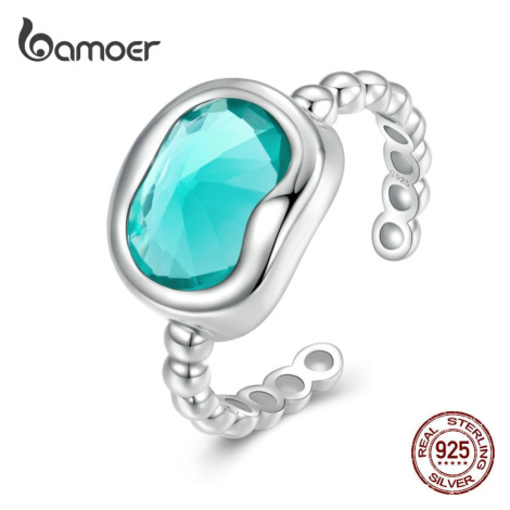Univerzální prsten s modrým kamenem LOAMOER