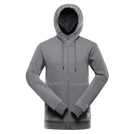 Alpine Pro Lel Pánská mikina s kapucí MSWF44C tmavě šedá