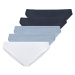 esmara® Dámské kalhotky, 5 kusů (světle modrá/námořnická modrá/bílá)
