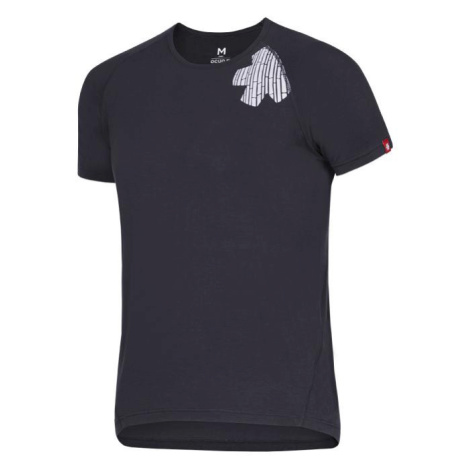 Pánské triko Ocún Bamboo Blossom Men D-Grey Ink