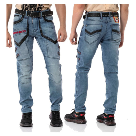 CIPO & BAXX kalhoty pánské CD795 l:32 jeans džíny moto
