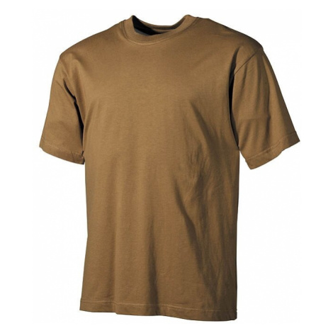 Bavlněné tričko US army MFH® s krátkým rukávem - coyote Max Fuchs