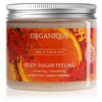 Organique Spicy Therapy cukrový peeling pro zpevnění pokožky 200 ml