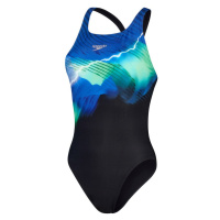 Dámské plavky speedo placement digital leaderback one piece