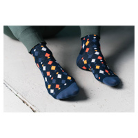 Diamonds Socks 051-127 Navy Blue