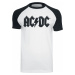 AC/DC Black Logo Tričko bílá/cerná