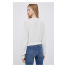 Mikina Calvin Klein Jeans dámská, béžová barva, hladká