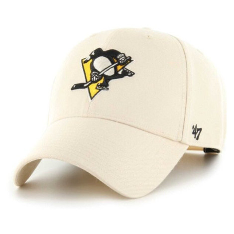 47 NHL PITTSBURGH PENGUINS MVP SNAPBACK Klubová kšiltovka, béžová, velikost