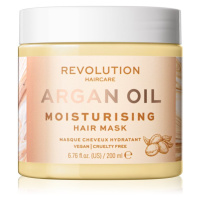 Revolution Haircare Hair Mask Argan Oil intenzivně hydratační a výživná maska na vlasy 200 ml